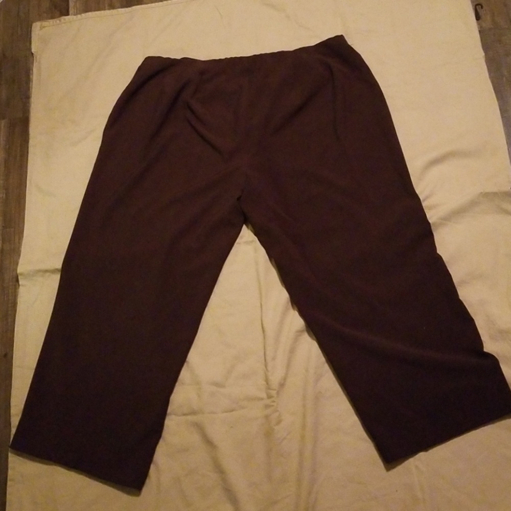 Avenue Size 20 Flat Front petite pants One button